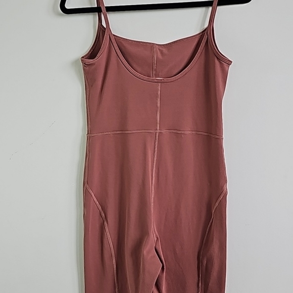 SOLD Aritzia Divinity Jumpsuit, Ladies M in Burnt Orange/Rust - Picture 3 of 6